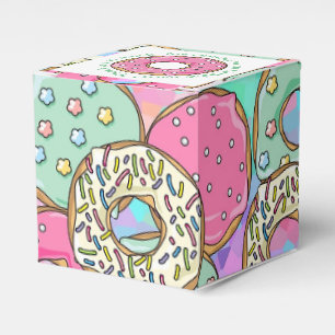 Ballotins Pastel Donuts Thème de fête d'anniversaire