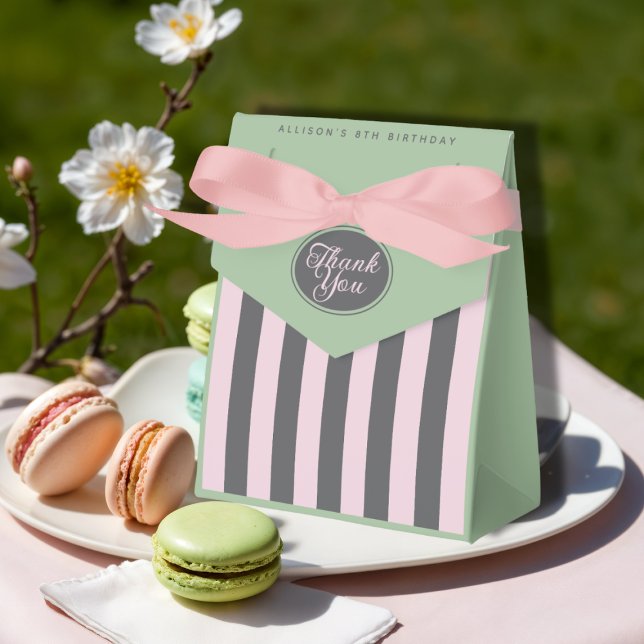 Ballotins Pastel French Paris thème Filles Ballotin d'annive (Emily in Paris themed favor box)
