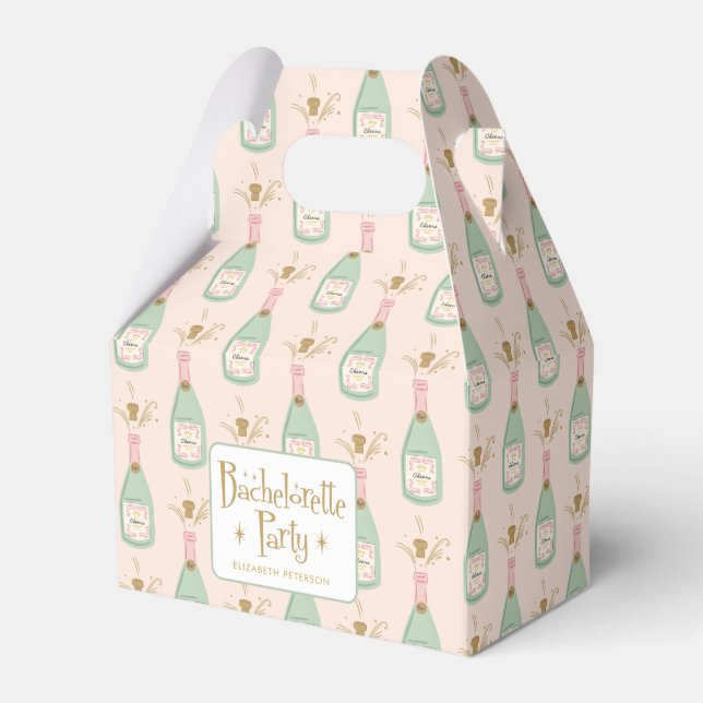 Ballotins Pastel Peachy Bachelorette Party Sparkle (Verso)