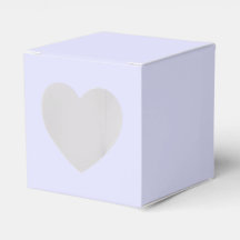 Pastel Periwinkle Ballotin de coeur violet
