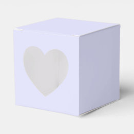 Ballotins Pastel Periwinkle Ballotin de coeur violet