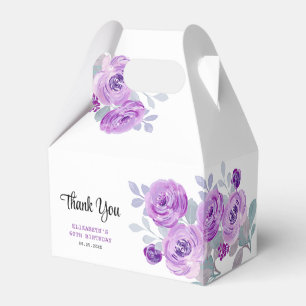Ballotins Pastel Purple Rose Vert Ballotin d'anniversaire