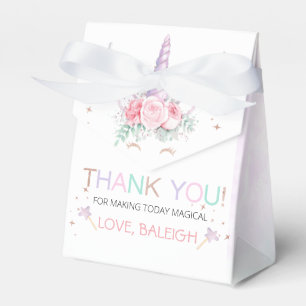 Ballotins Pastel Rainbow Unicorn Ballotin d'anniversaire
