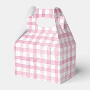 Ballotins Pastel Rose En vichy chèque Plaid