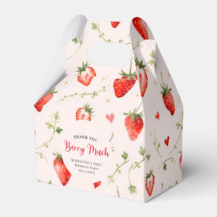 Ballotins Patch de fraises Berry Sweet pour le 1er anniversa