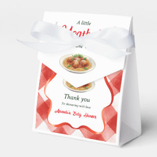Ballotins Pâtes aux boulettes de viande à carreaux rouges it