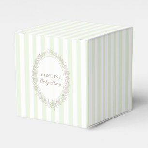 Ballotins Pâtisserie Boulangerie Mint Green Stripe