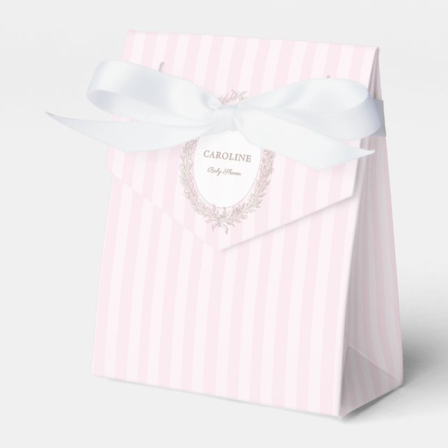 Ballotins Pâtisserie Boulangerie Pink Stripe (Verso)