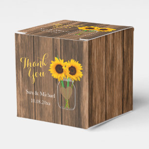 Ballotins Pays Sunflower Mason Jar - Merci