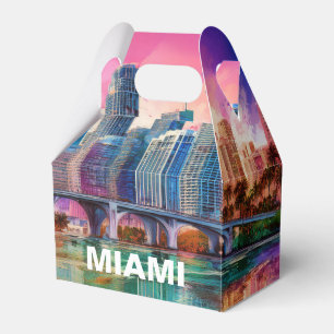 Ballotins Paysage urbain de Miami - Art abstrait