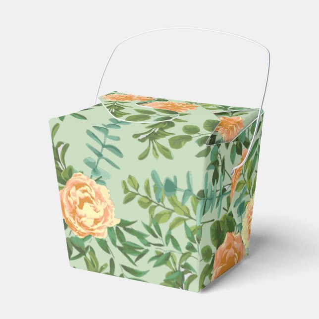 Ballotins Peach Green Mariage Spring Pastel (Verso)
