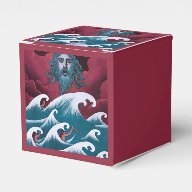 Ballotins Peinture à l'huile de Neptune Crimson (Verso)