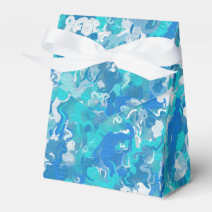 Ballotins Peinture bleu classique et turquoise