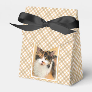 Ballotins Peinture de chat Calico - Cute Original Cat Art