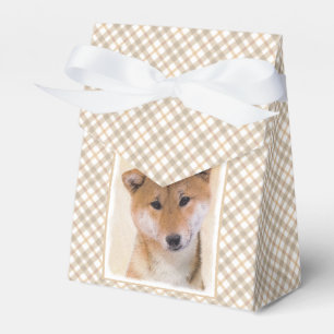 Ballotins Peinture Shiba Inu (Rouge) - Art Chien original