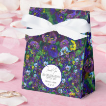 Pensées [violettes] Tente de cadeau spécial avec é