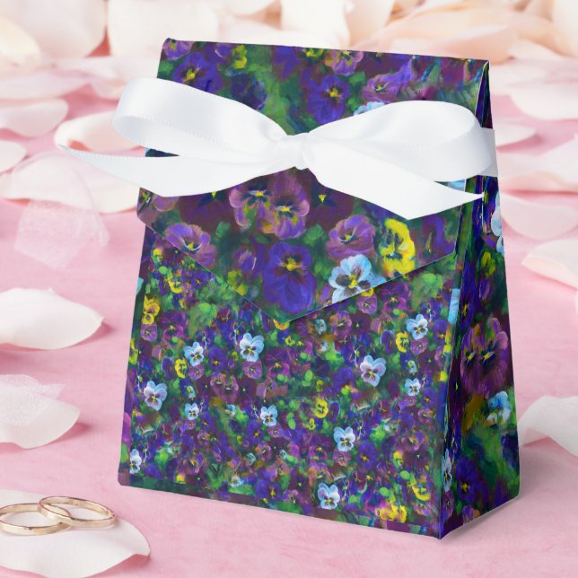 Ballotins Pensées [violettes] Tente de cadeaux spéciaux (Mariage)