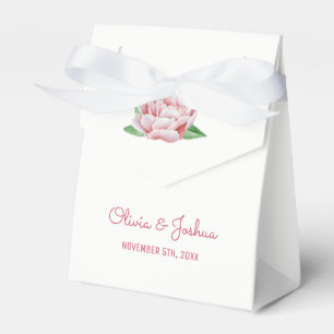 Ballotins Peonies roses Mariages Faveur Boxes