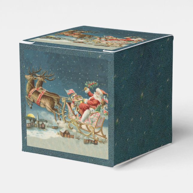 Ballotins Père Noël Antique Sleigh Reindeer (Verso)