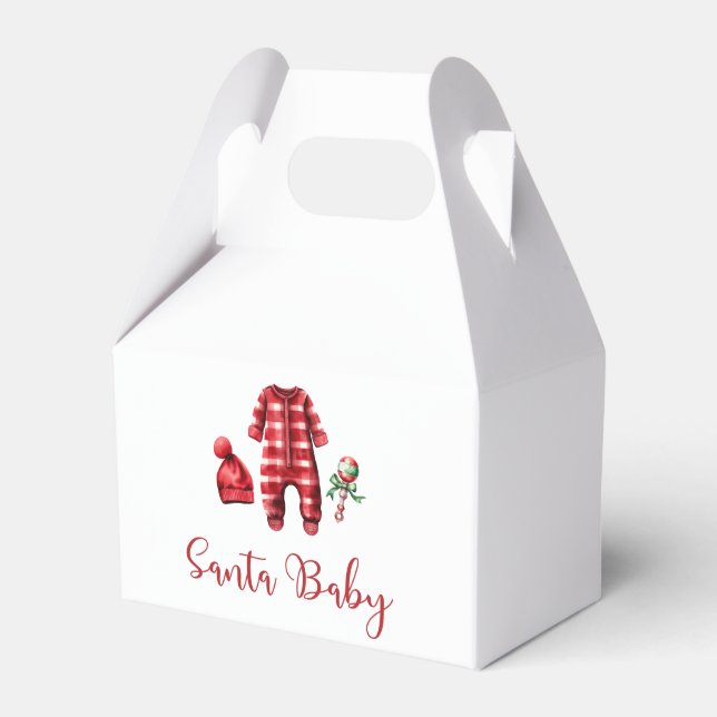 Ballotins Père Noël Baby Christmas Baby shower (Verso)