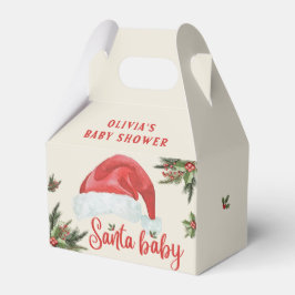 Ballotins Père Noël Baby Red Casquette Baby shower de Noël