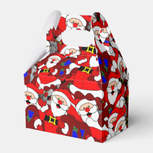Ballotins Père Noël chaotique transportant le Motif de colla