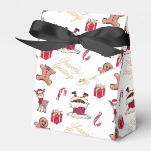 Ballotins Père Noël Reindeer Cadeaux Sucre de canne pour hom