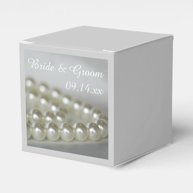Ballotins Perles Mariages blanches (Verso)