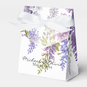 Ballotins Persoanliser violet de l'aquarelle glyteria floral