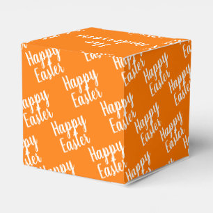 Ballotins Personnalisable Happy Easter Orange