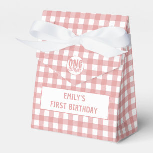 Ballotins Personnalisé 1er Anniversaire mignon Pastel Rose O