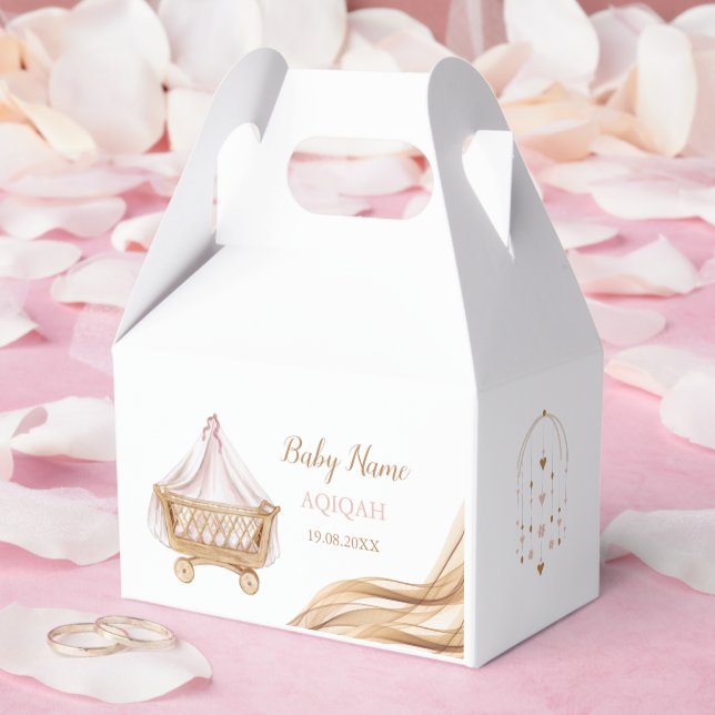 Ballotins Personnalisé Aqiqah Baby shower islamique personna (Mariage)
