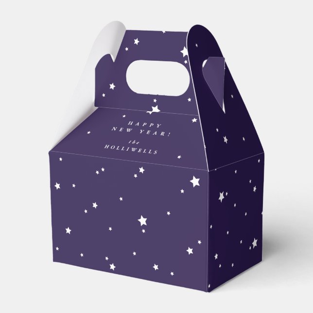 Ballotins Personnalisée Violet + Etoiles Blanches Fête du No (Verso)