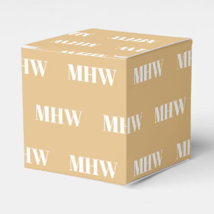 Ballotins Personnaliser avec cadeau de camel monogramme blan