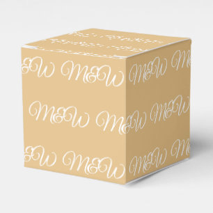 Ballotins Personnaliser avec cadeau de camel monogramme blan