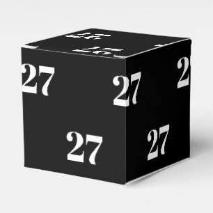 Ballotins Personnaliser avec lettre blanche initiale Numéro