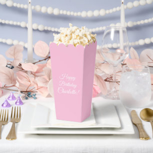 Ballotins Personnaliser avec nom, Joyeux Anniversaire, rose 