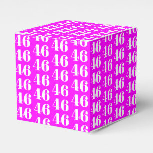 Ballotins Personnaliser avec nombre, monogramme magenta init