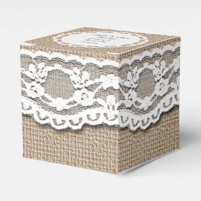 Ballotins Personnaliser la boîte de préférence de mariage (Verso)
