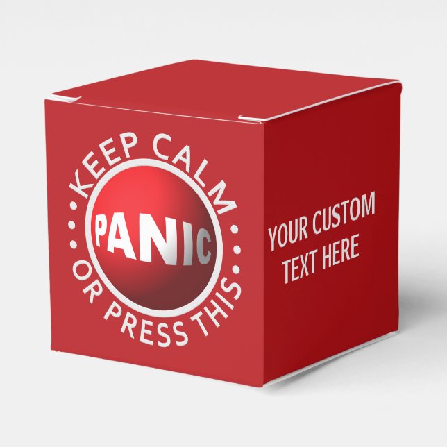 Ballotins personnalisés du bouton Panic (Verso)