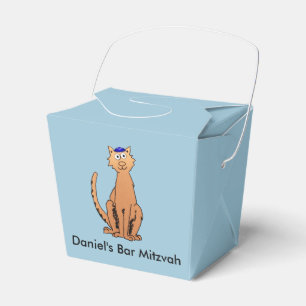 Ballotins Personnalisez le cadeau de chat de Mitzvah Kippah