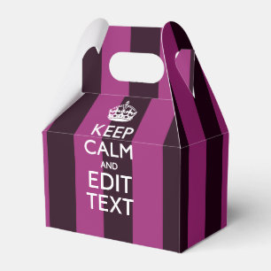 Ballotins Personnalized KEEP CALM and Your Text on Pink