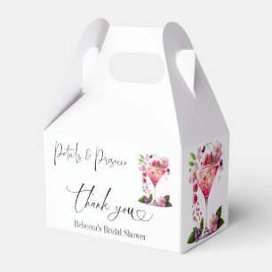 Ballotins Pétales et Prosecco Rose Floral Fête de Mariage