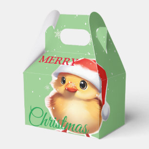 Ballotins Petit animal chick Père Noël Costume de Noël