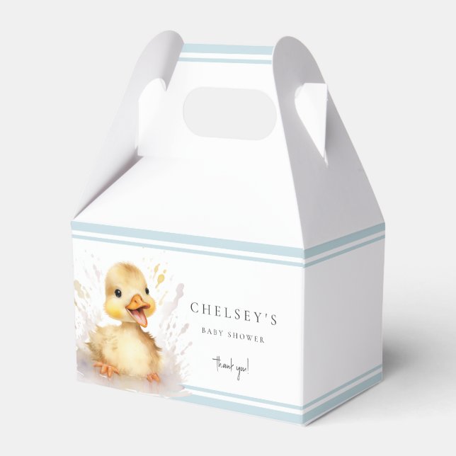 Ballotins Petit Baby shower de canard (Verso)