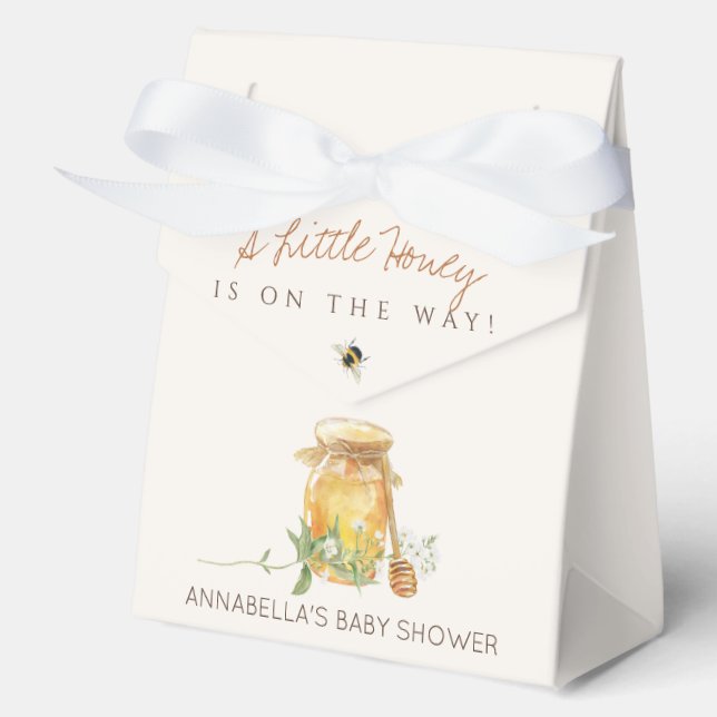 Ballotins Petit Baby shower de miel doux (Recto)