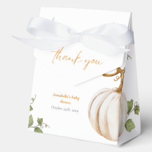 Ballotins Petit Baby shower Merci Citrouille