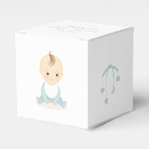Ballotins Petit bébé garçon et son Baby shower mobile