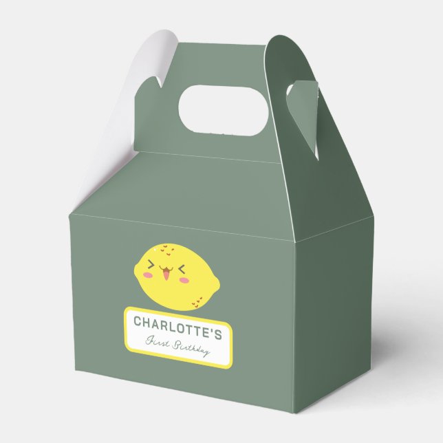 Ballotins Petit Citron Citrus Cutie Premier anniversaire (Verso)