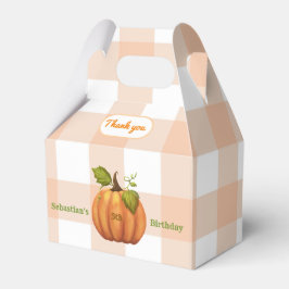 Ballotins Petit Citrouille Orange En vichy